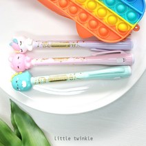 리틀트윙클 토끼 공룡 유니콘캐릭터 LED 비밀펜 캐릭터 비밀펜 시크릿펜 어린이선물 문구, 공룡LED비밀펜
