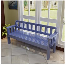 야외벤치 원목 평의자 정원용 나무 평상 공원 팔걸이, 140x52x80cm