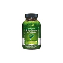 [Irwin Naturals] 어윈 내추럴스 알로에 & 트리팔라 액티브 클린즈 앤 유산균 60 리퀴드 소프트젤