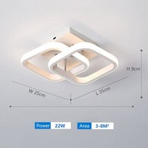 신축아파트 신혼집 천장등 조명 복도등 천장 복도 채널 램프 발코니 통로 가정용 로비, White, White