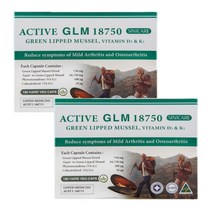 호주 시니케어 초록잎홍합 액티브GLM 18750 180정 2팩