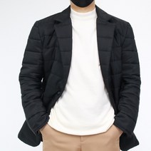 콘피아르 클래식 퀄팅 다운 블레이저 TC3016N
