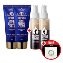 라벨영 쇼킹풋필링크림2개+쇼킹족욕에센스2개+쇼핑백 소 증정, 1세트