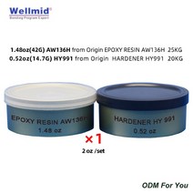 ARALDITE-조립 원통형 리플렉터 소형 안테나 3 상 샌드위치 본딩 테크닉 프로버 어셈블리 에폭시 접착제, 01 2ozA136991