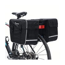 Sportneer 자전거 패니어 Grocery 가방 자전거 리어 랙 가방 울트라 안정적인 후크 라지 포켓 Anti T귀 Bounce 프로of 자전거 보관가방 방수커버 사이클링 투어