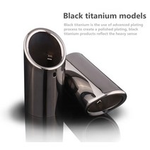 자동차마후라 자동차 마후라 2pcs 자동차 커버 배기 머플러 팁 스테인리스 파이프 BMW 5 시리즈 520i F10 F