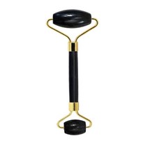 페이스롤러 니들롤러 마사지롤러 Gua Sha 롤러 마사지 도구 주름을위한 자연 검은 비취 돌 머리 손 치료 회, 05 Type 5