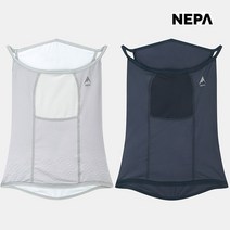 네파 _NC송파점 공용 기능성 AQUA-X 소재를 활용하여 탁월한 냉감 자외선차단 흡한속건성이 우수하여 최상의 착용감을 제공 AQUA 아쿠아 메쉬 멀티스카프 7JC7904 SP, 000, 라이트그레이(B25)