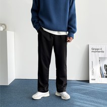 데일트 남자 사계절 밴딩 와이드 슬랙스 팬츠