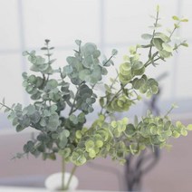 바보사랑 유칼립투스 블랙잭 조화 가지 조화식물 인테리어.아티플라자, 그린