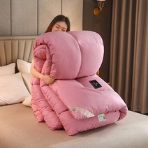 목화솜요 이불 명주솜 호텔 겨울용 거위털 퀼트 3D 빵 이불/이불/이불/겨울 사계절용 럭셔리 담요 100% 코