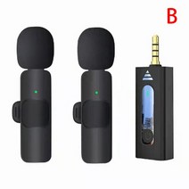 K21 Mini Lavalier Lapel Microphone Live Streaming Mic for Camera Speaker Smartphone 3.5mm Recording, [02] B