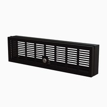 스타테크. com 3U 랙 마운트 보안 커버 물리적 보안/19인치 서버 및 네트워크 캐비닛 액세스 제어용 힌지 잠금 패널/케이지/도어 장착 하드웨어 포함 조립 (RKSECLK3U)