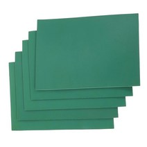GHSHOP 5x 조각 고무 플레이트 판화 diy 공예 인쇄 잉크 스탬프 블록 조각사 용 고무 시트 조각, 21x29cm, 녹색
