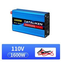 순수 사인파 인버터 12v 24v 220v 1600w 2500w 3500w 4000w DC-AC 전압 변환기 12 220 미니 자동차 파워 공급 장치, 12v1600w 110v 60헤르츠