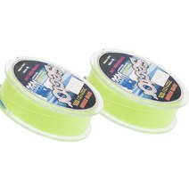 씨케이 / 섹터 세미 플로팅 원줄 2개 / 찌낚시 / 원투 낚시 / 루어낚시 / 전문가용 원줄, 3호(형광그린) + 4호(형광그린)