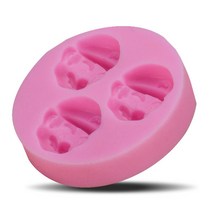 석고방향제 실리콘 몰드 DA_버섯맨 얼굴 3구/비누