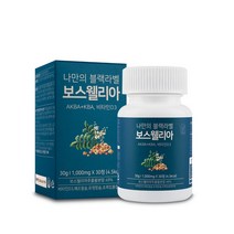 [1+1]나만의 블랙라벨 보스웰리아 비타민D 1000mg 30정, 4개(무료배송)