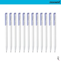 모나미 트리피스 유성볼펜 0.5 0.7 1.0mm 1타 12자루 삼각볼펜 휴대 용이, 0.5mm 블랙(파스텔 바이올렛)