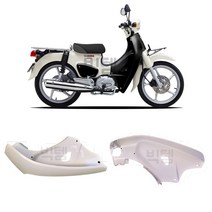 슈퍼커브110 사이드카울 화이트 블랙 치마카울 카울 혼다 순정 부품 튜닝 파츠 용품, 우측 치마카울(키박스자리), 베이지