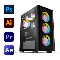 메가컴 4K 작업용 영상편집 컴퓨터 유튜브 동영상편집용PC, HDD 2TB 추가, 7번 i7-13700+3050