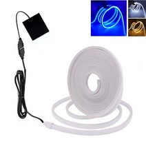 LED 네온플렉스 줄조명 USB 배터리 LED 네온 빛 스트립 기호 5V 120LED/m 6X12MM 소프트 실리콘 방수 유연, 02 Battery_03 green_03 2m