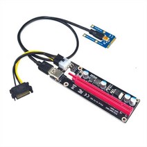 그래픽카드 지포스 rtx 3060 4090 중고 채굴 미니 Pcie-PCI Express 16X 라이저 (노트북 용) 외부 그래픽, 01 Black