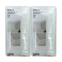 이케아 매트리스커버 드발라 140x200cm 화이트 2개