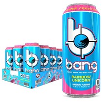 브이피엑스 뱅 레인보우 유니콘 에너지 드링크 VPX Bang Rainbow Unicorn Energy Drink 453g 473ml 12팩