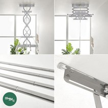 3단 천정형빨래건조대 베란다 천장 건조대, 상세페이지 참조