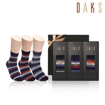 [닥스양말] 신사 단목 멀티링글 3족세트 DK20819