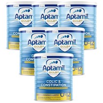 Aptamil 압타밀 골드+ 콜릭 콘스티페이션 생후 12개월 까지 Gold+ Colic Constipation Birth to 12 Months, 6개