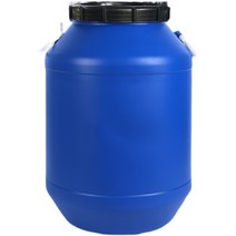 새우젓 드럼통 밀폐용기 된장통 화학 약품 50L, 50L 화이트, 1개