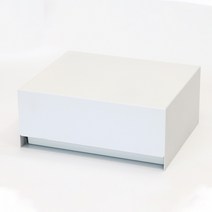 케이시스 메탈 모니터 받침대 선반, 서랍 높이11cm 화이트