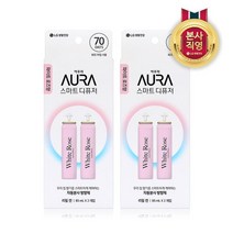 LG생활건강 아우라 스마트 디퓨저 방향제 리필 세트(화이트로즈 85ml*2), 단일옵션