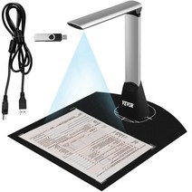 문서 카메라 a4 5mp hd 픽셀 휴대용 책 사진 문서 스캐너 카메라 캡처 led 빛 ocr wordpdf 및 전자 책 만들기