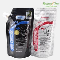 뷰티원 웰빙 오징어먹물 자극없는 새치 흰머리 칼라염색크림 염색약 500g, 6WB_네츄럴엄브라운, 1제(염모제) + 2제(산화제) 각 500g 1세트