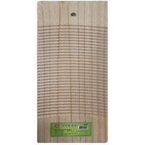 국내산 나무 빨래판, 살색, 1개