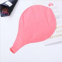 애드벌룬 에드벌룬 현판식 제막식천1pc 블랙 라운드 라텍스 풍선 36 인치 90cm 큰 웨딩 생일 파티 장식 공, 12 Pink