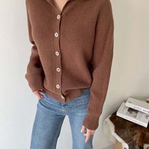보니샵 / 2022 f/w 킨더 카라 가디건