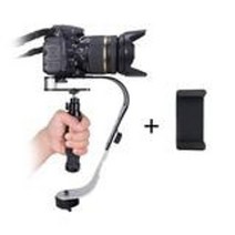 알루미늄 핸드 헬드 디지털 카메라 안정기 짐벌 스마트 폰 dslr 5dii 모션 카메라 gopro dji sony xiaomi iphone 용 Steadycam, 클립이 있는 블랙