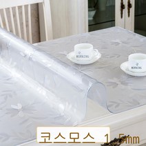 테이블매트 매트테이블 위 까는 고무매트 테이블다기 소프트가죽 화상방지 실리콘 열차단 바탕화면 투명 보호 ., T06-투명 2.0mm, C14-90*90cm