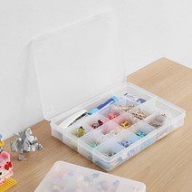 건담 다용도 부품함 HSC 50 용품 나사 장난감 소품 네일 레고 낚시 보관함 정리함 듀플로 실바니안 바비인형 미미 인형 정리 및, 15칸