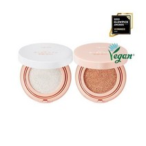 식물나라 산소수 생기톤업선쿠션 2color 택1 (본품 15g), 단품 02호 생기피치