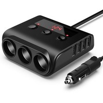 시거잭 주행충전기 차량용 파워뱅크 USB 12V 24V 자동차 충전기 고속 3.6A 5v 시가 라이터 분배기 잭 소켓, [01] Charger Adapter B