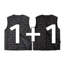 겨울조끼 패딩 누빔 방한 1+1