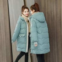 여성 패딩 점퍼 후드 여자 숏 패딩 하프 롱 경량