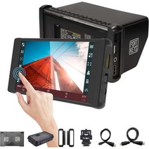 Portkeys PT6 5.2u2033 4K HDMI Wide Color Gamut Touchscreen Camera Field Monitor with 3D LUT |New Pe, 한개옵션0