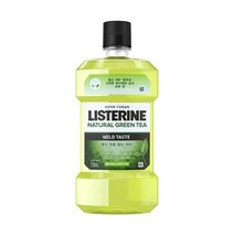 리스테린 내추럴 그린티 마일드 구강청결제, 750ml, 1개