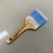 파란고급붓 페인트붓 4인치 101.6mm 수성 유성 겸용 미세붓 마감칠 목공 DIY
